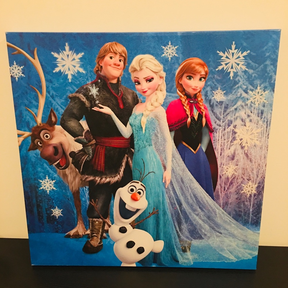Brand New Frozen Canvas Size 18x18